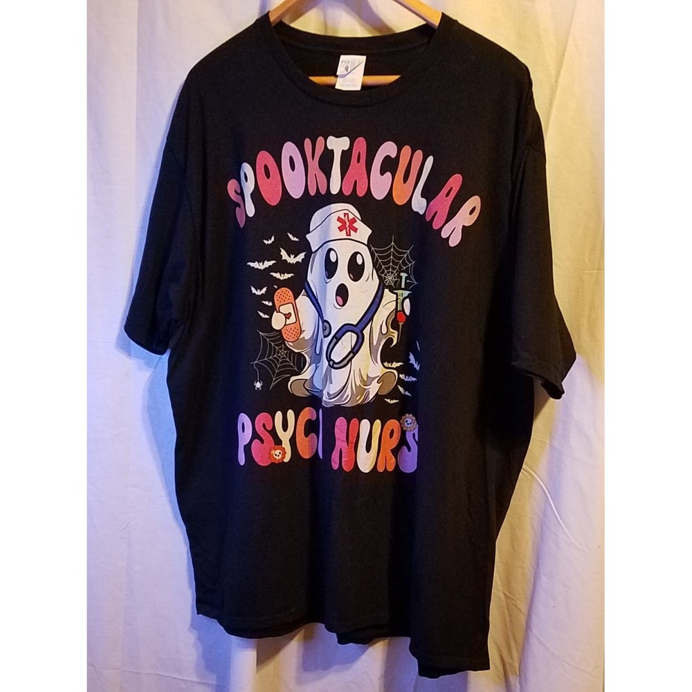 port company spooktacular psych nurse‎ t shirt Ghost women size 3xl